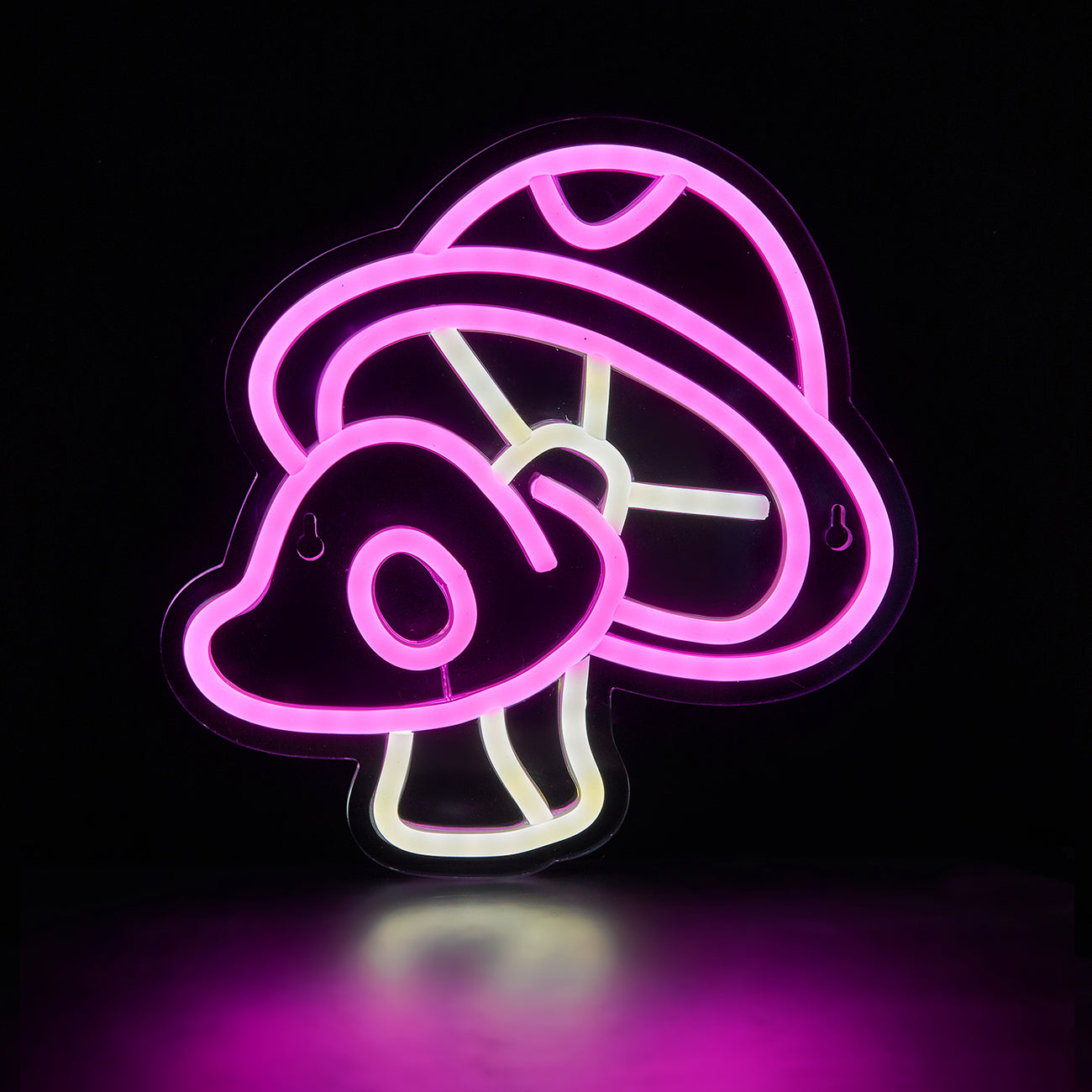 LED Neon Mushroom Cute Neon Sign, USB Powered Neon Signs Night Light, 3D Wall Art & Game room Bedroom Living Room party Decor lamp for Children Kids Girls Boys - aida3dworks