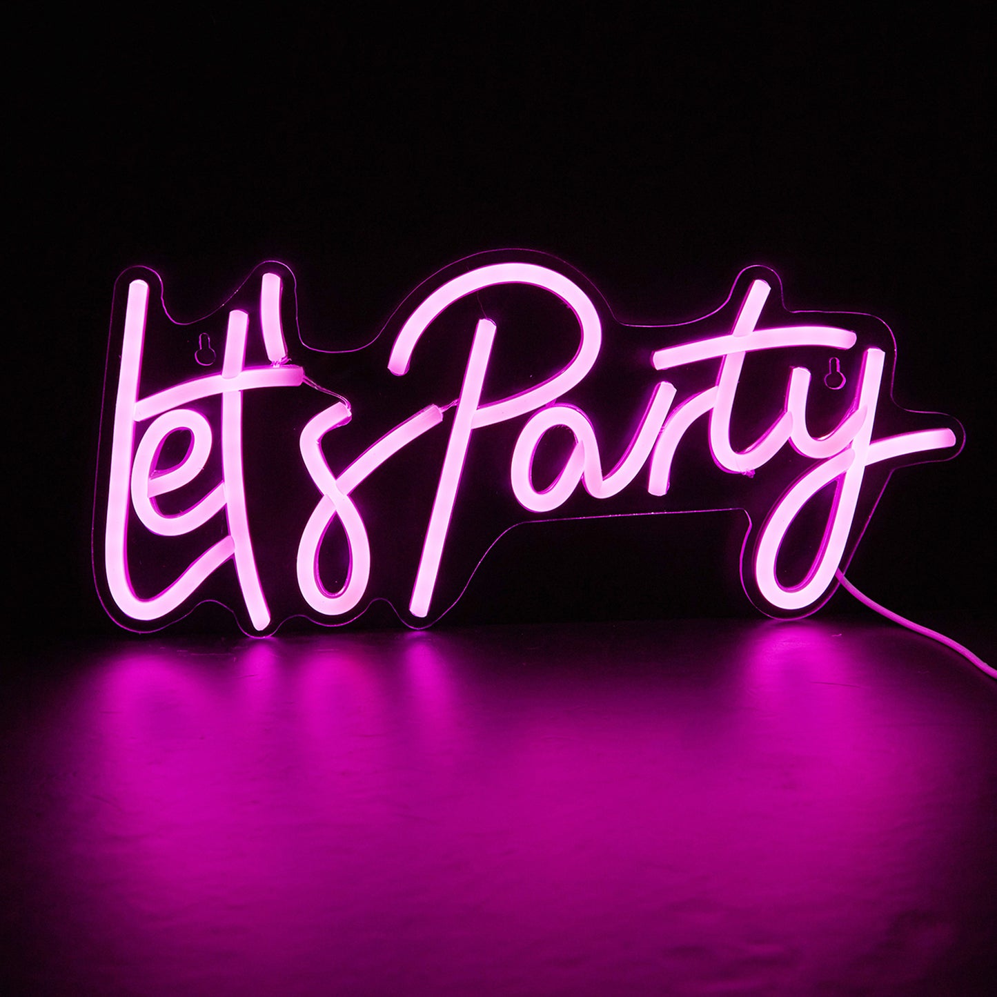 Let the Party Shine! "Let's Party" LED Neon Sign – Create Joyful Moments Every Time - aida3dworks